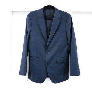 Bonobos Mens Size 38R Slim Fit Navy Wool Blazer Travel